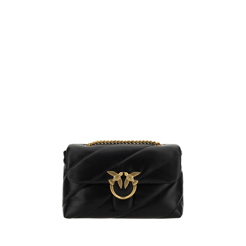 PINKO Love Classic Leather Shoulder Bag