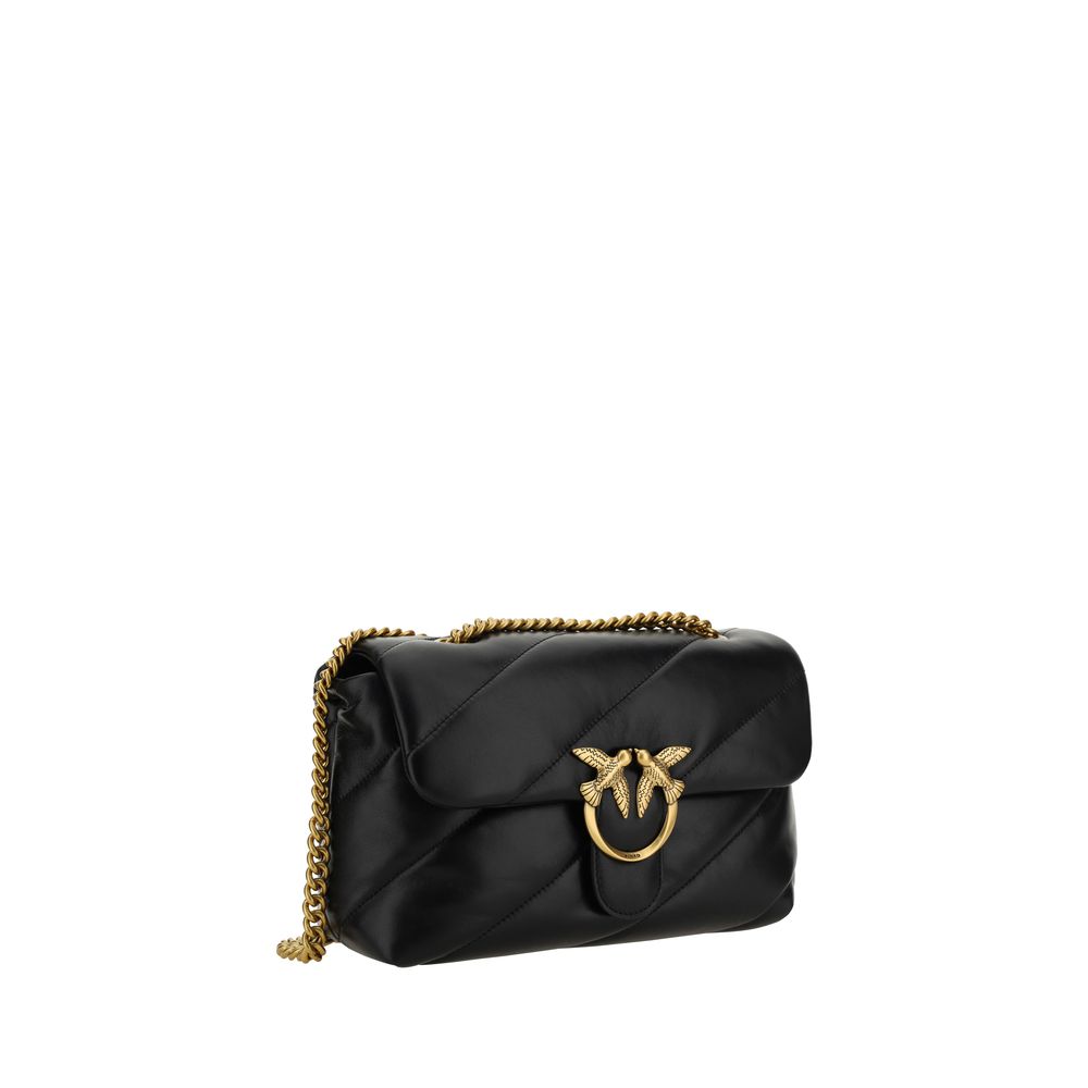 PINKO Love Classic Leather Shoulder Bag