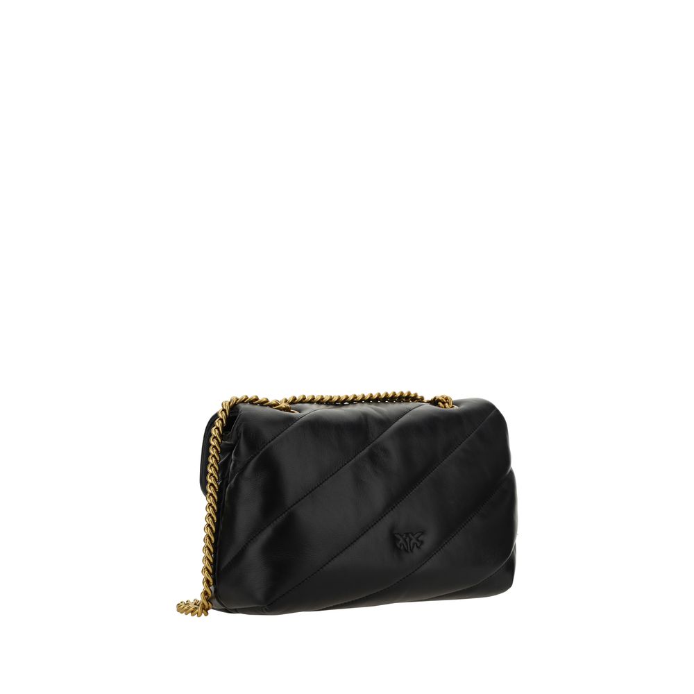 PINKO Love Classic Leather Shoulder Bag