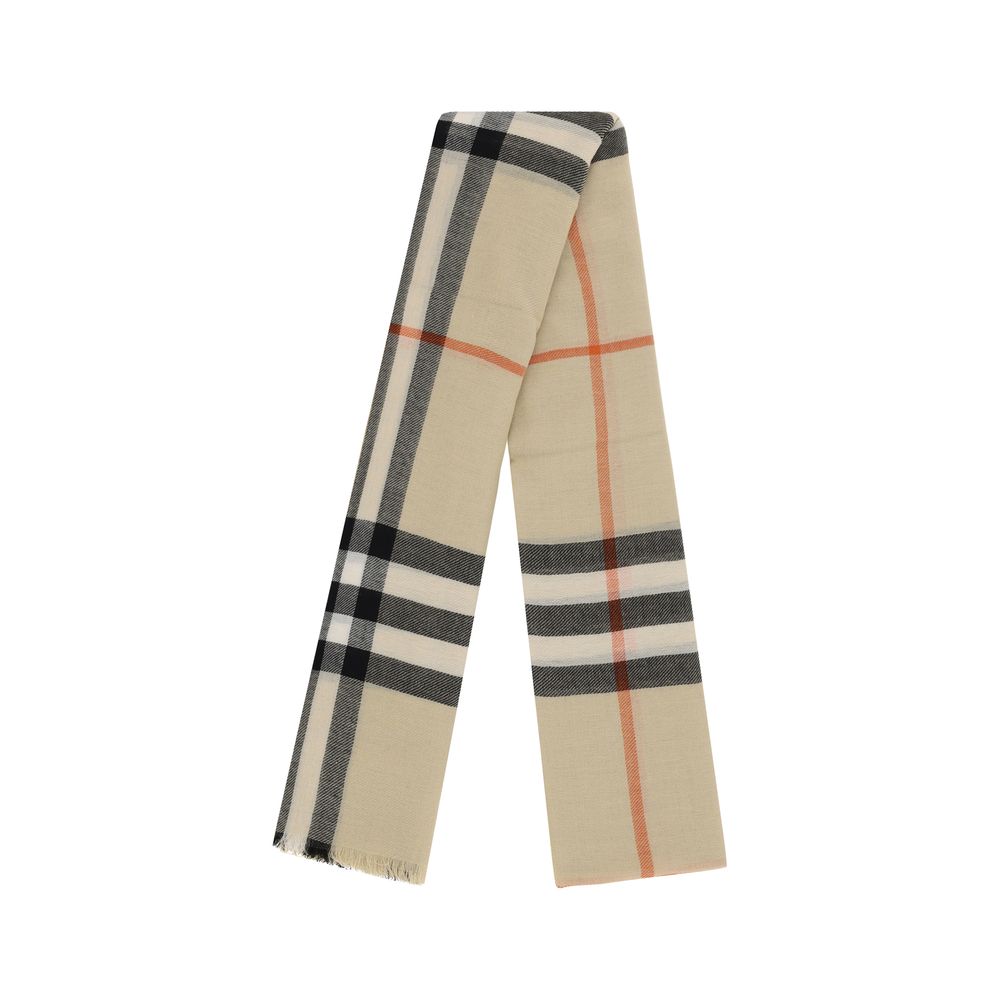 Burberry Wool Archivio Check Scarf