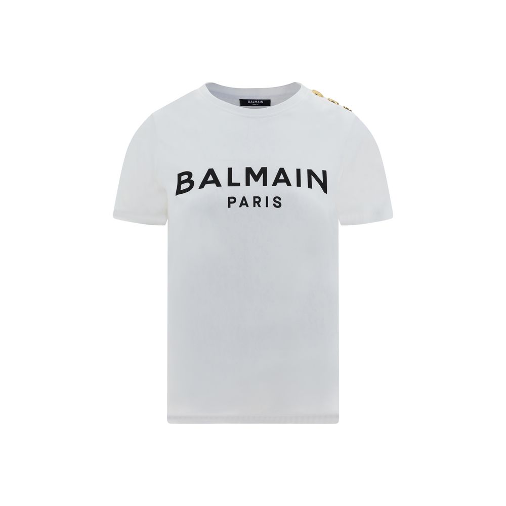Balmain Logo Cotton T-Shirt