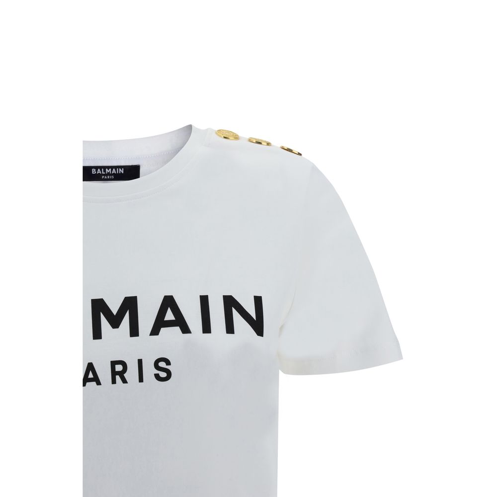 Balmain Logo Cotton T-Shirt
