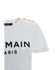 Balmain Logo Cotton T-Shirt