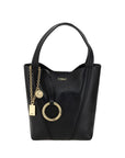 Chloé Spin Black Leather Tote Bag