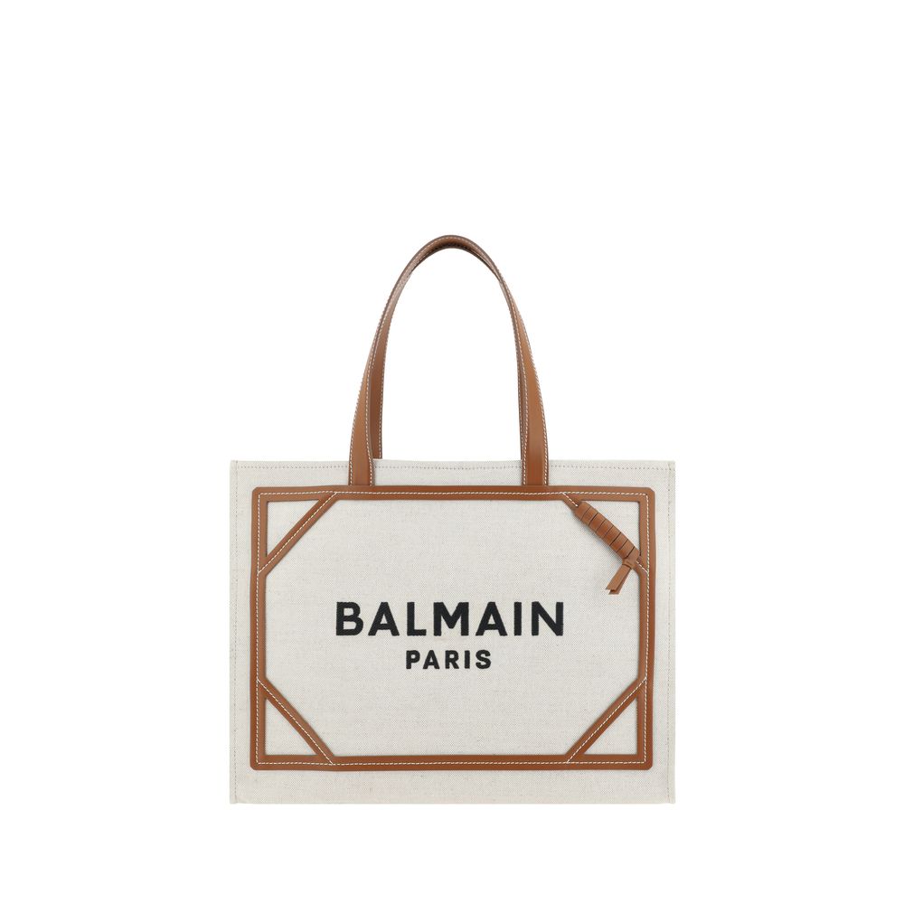 Balmain B-Army Medium Canvas Tote Bag