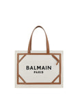 Balmain B-Army Medium Canvas Tote Bag