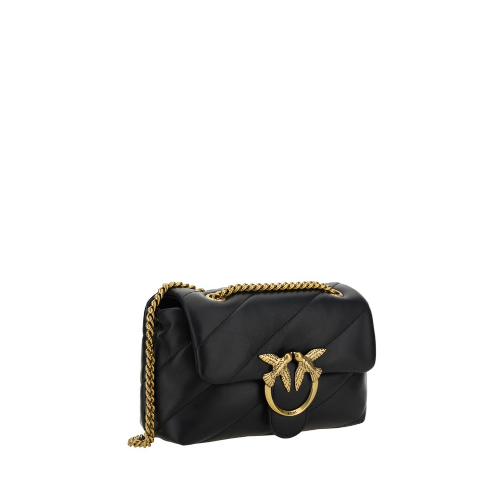 PINKO Love Mini Puff Leather Shoulder Bag