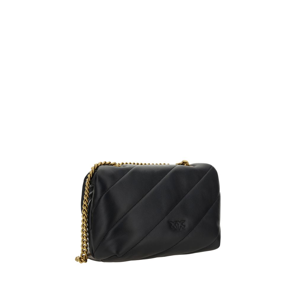 PINKO Love Mini Puff Leather Shoulder Bag