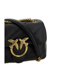 PINKO Love Mini Puff Leather Shoulder Bag
