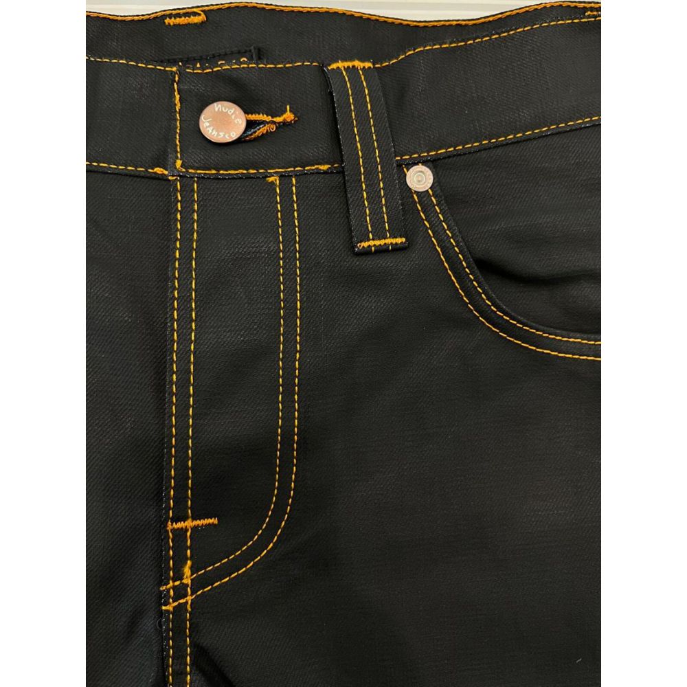 Nudie Jeans Slim Fit Black Jeans - Made In Italy