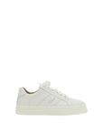 Chloé All White Leather Low Top Sneakers