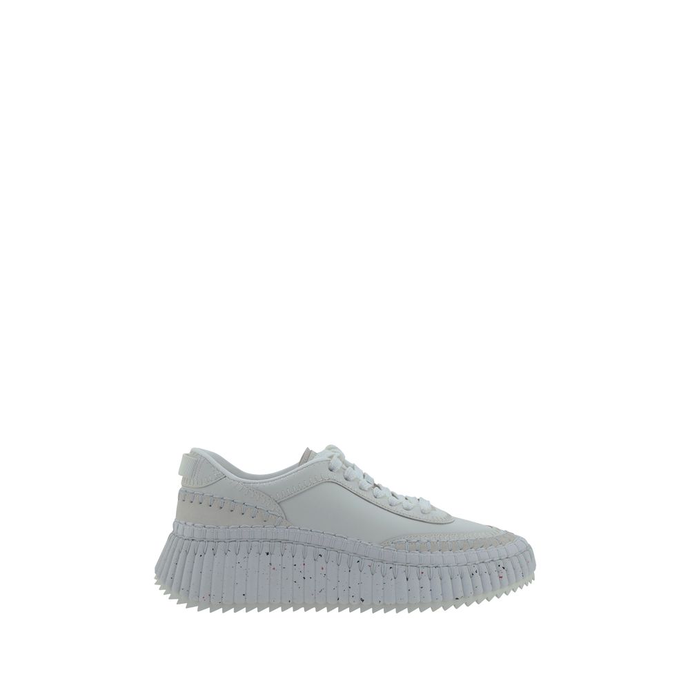 Chloé Leather Nama Platform Sneakers