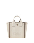 Chloé Top Handle Canvas Tote Bag