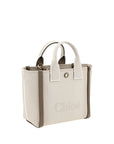 Chloé Top Handle Canvas Tote Bag