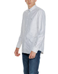 Tommy Hilfiger Logo Striped Button-Down Collar Shirt