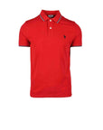 U.S. Polo Assn. Logo Pure Cotton Red Polo Shirt