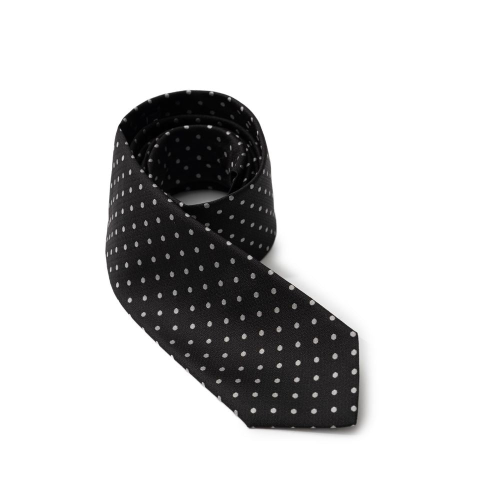 Dolce & Gabbana Polka Dot Silk Suit Tie