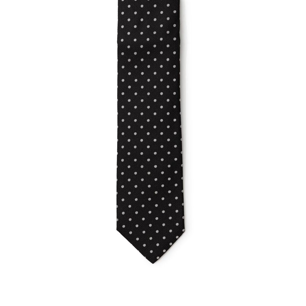 Dolce & Gabbana Polka Dot Silk Suit Tie