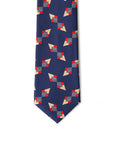 Giorgio Armani Geometric Blue Silk Suit Tie