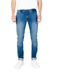 Antony Morato Light Wash Skinny Rolled Hem Skinny Jeans