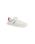 Tommy Hilfiger Logo Genuine Leather Lace-Up Sneakers