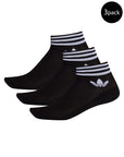 Adidas Logo Athleisure Low Cut Ankle Socks - 3 Pack