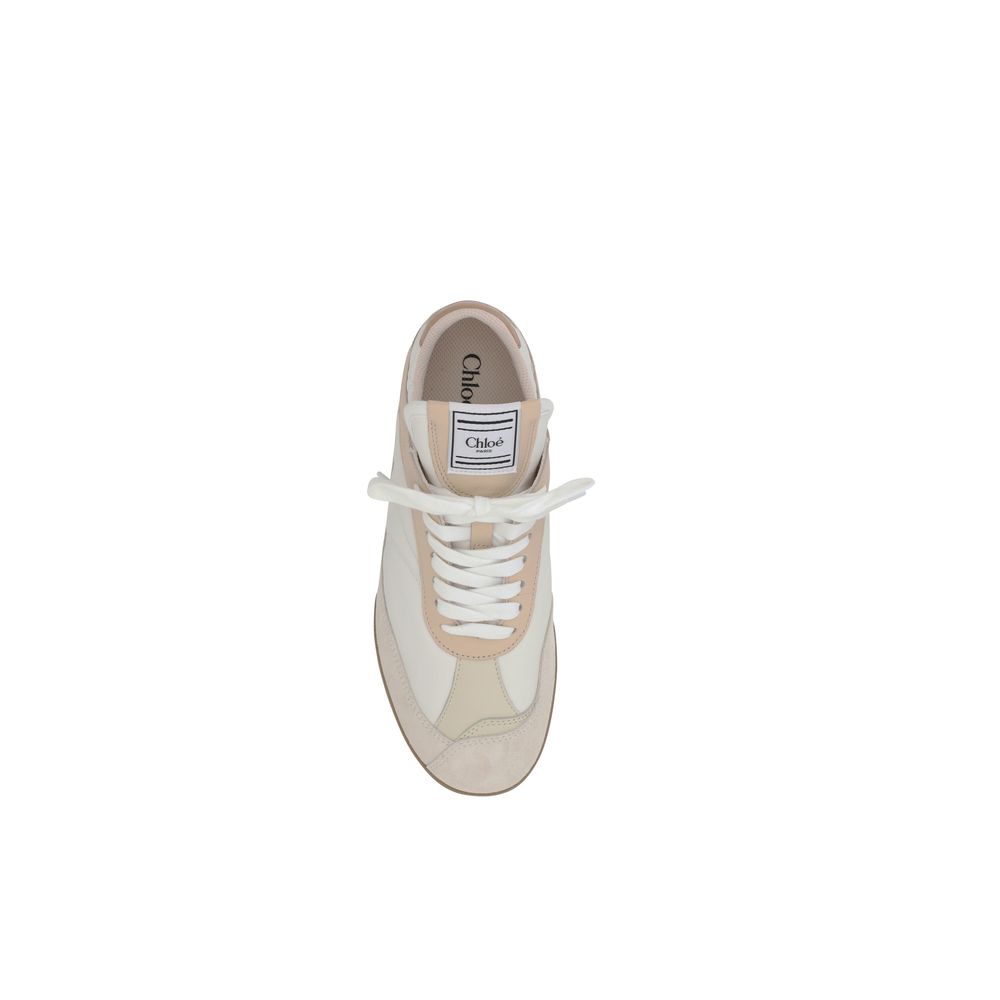 Chloé Kick Leather Low Top Sneakers