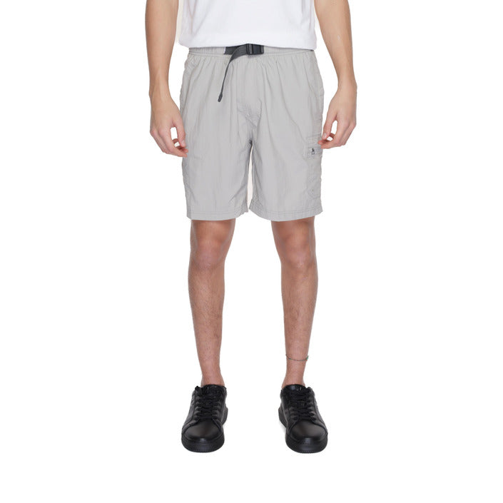 Columbia Logo Buckle-Fastened Agility Outdoor Shorts - light grey