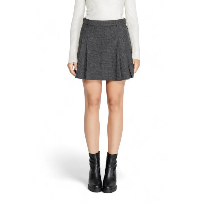 Only A-Line Grey Mini Skirt