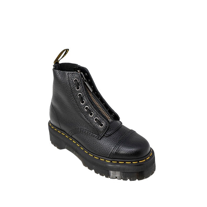 Dr. Martens Logo Tactical Leather Lace-Up Boots