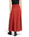 Vero Moda A-Line Red Maxi Skirt