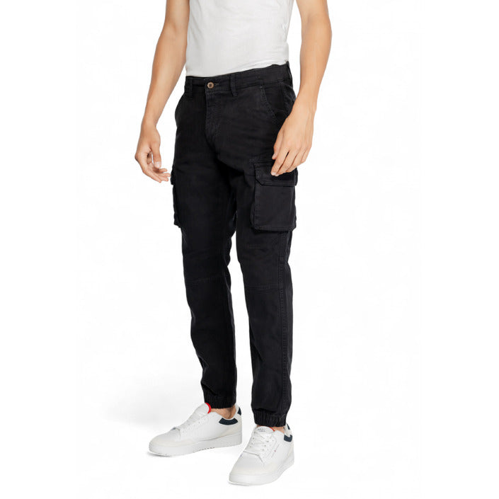 Gas Minimalist Cotton Cargo Joggers