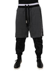 Dolce & Gabbana Layered Shorts-Jogger Pants