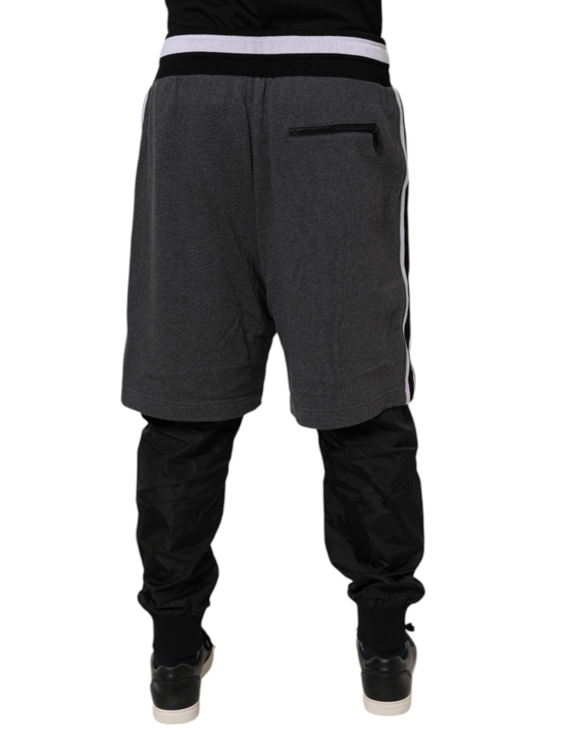 Dolce & Gabbana Layered Shorts-Jogger Pants