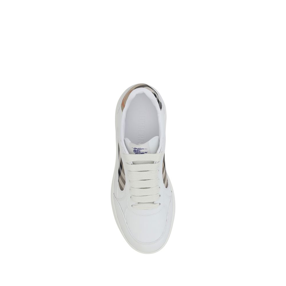 Burberry Leather Low Top Sneakers