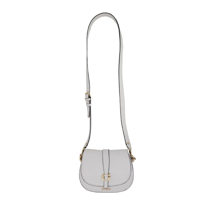 Guess Logo Vegan Leather Saddle Shoulder & Crossbody Bag 