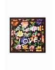 Desigual “A Darker Shade Of Love” Typography Scarf