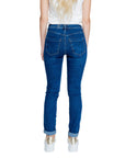 Street One Minimalist Medium Wash Skinny Jeans Rolled Hem