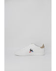 Le Coq Sportif Logo Leather Low Top Lace-Up Sneakers