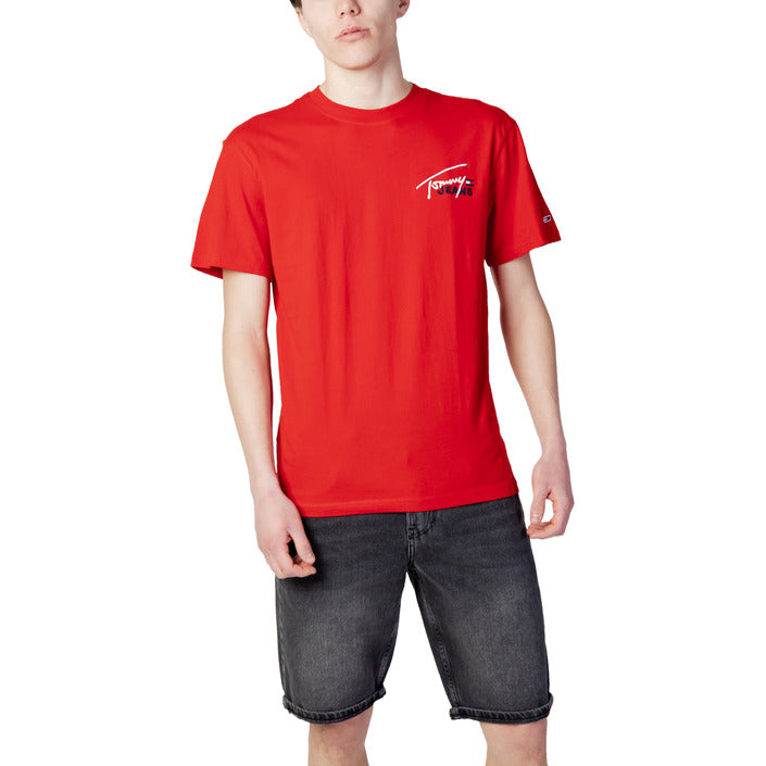Tommy Hilfiger Jeans 100% Organic Cotton T-Shirt - Red