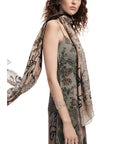 Desigual Nature & Collage Scarf