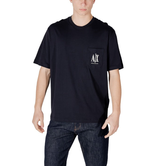 Armani Exchange Logo 100% Cotton Crewneck T-Shirt