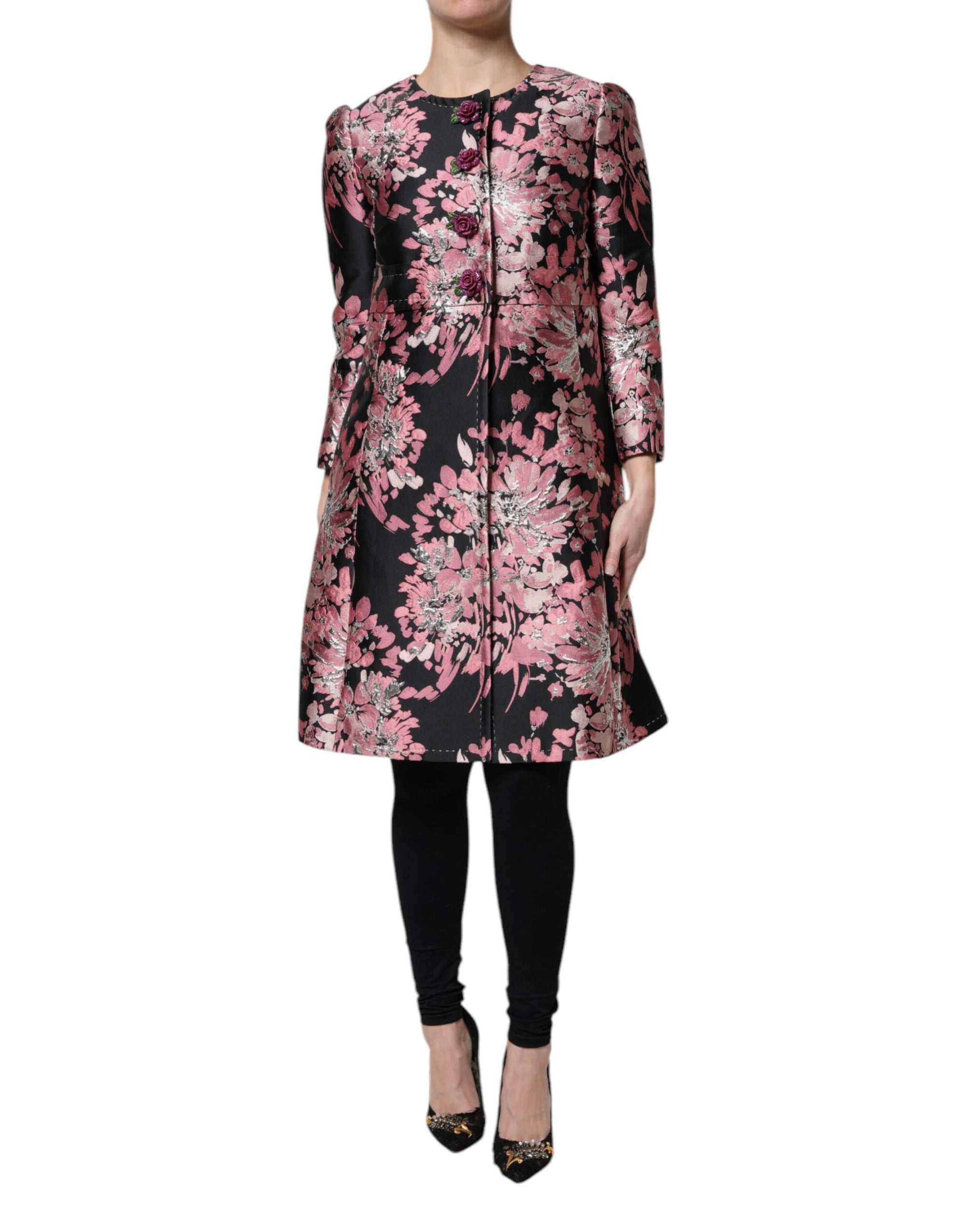 Dolce & Gabbana Floral Dress Coat