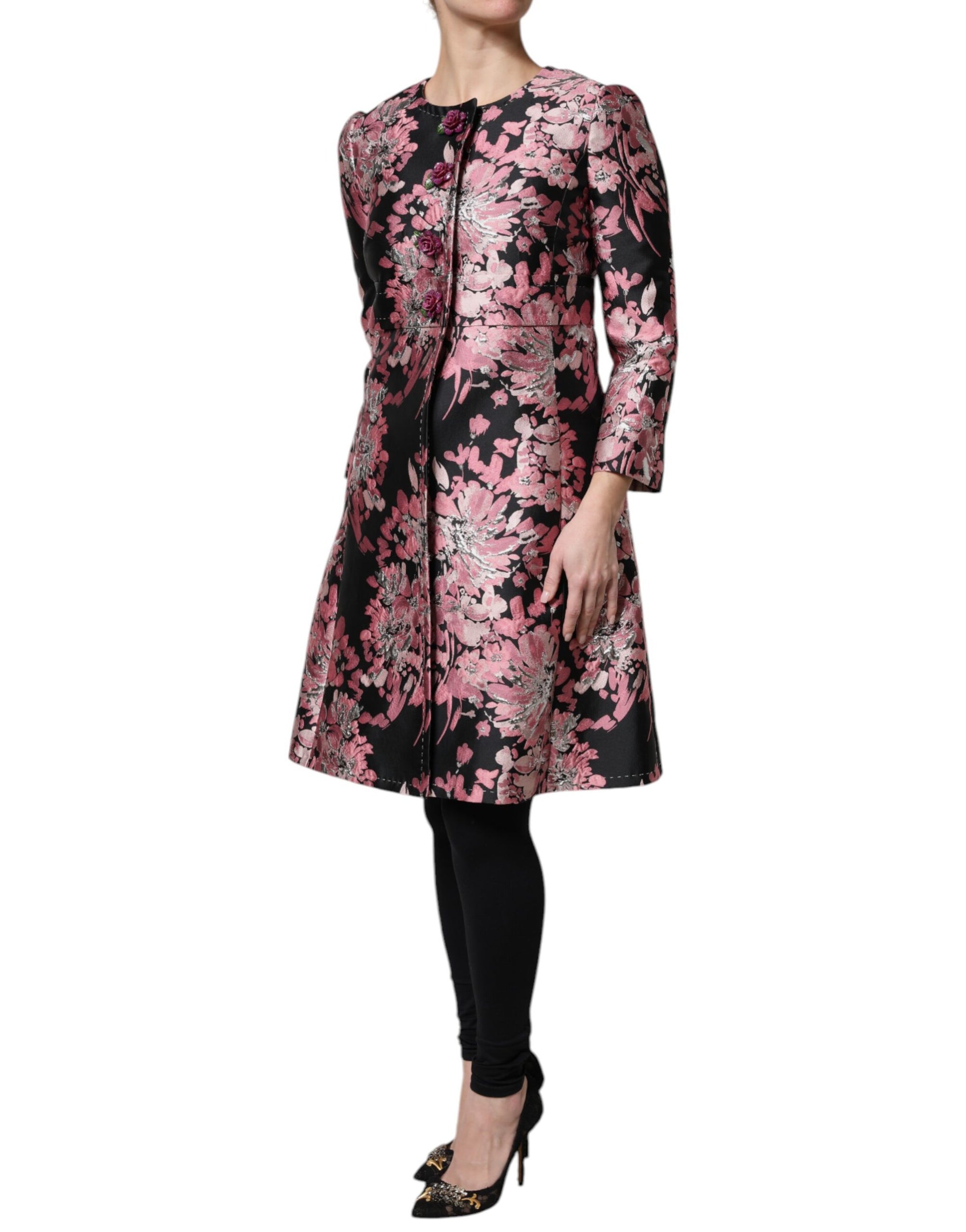 Dolce & Gabbana Floral Dress Coat