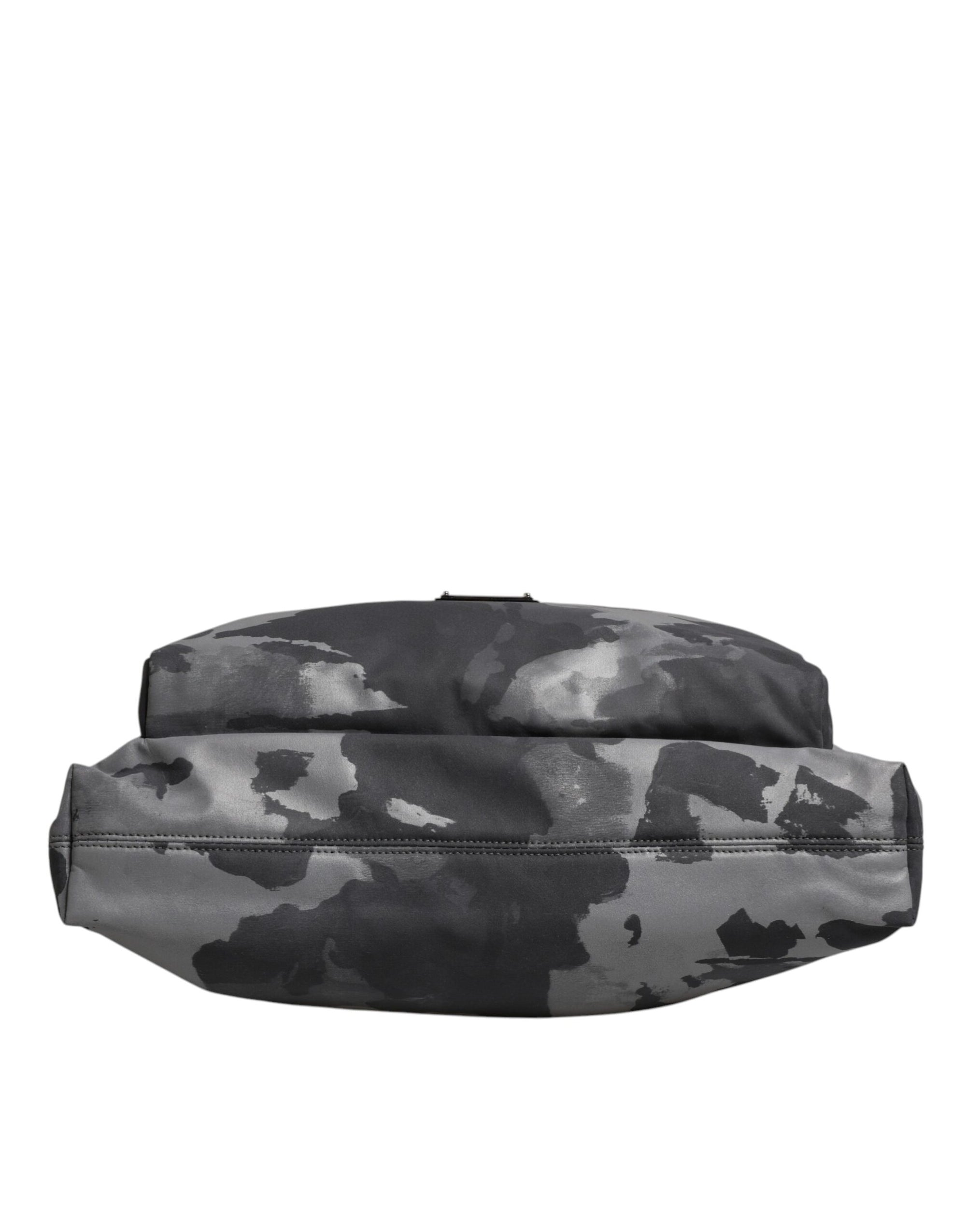 Dolce & Gabbana Gray Camo Tote Bag