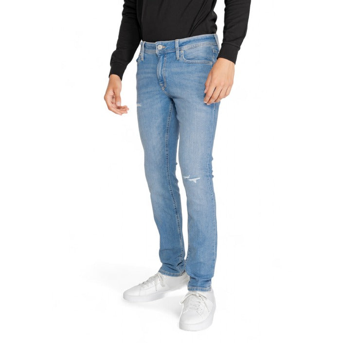 Jack & Jones Distressed & Ripped Light Wash Jeans