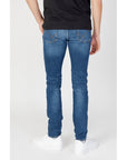 Gas Logo Classic Medium Wash Skinny Jeans