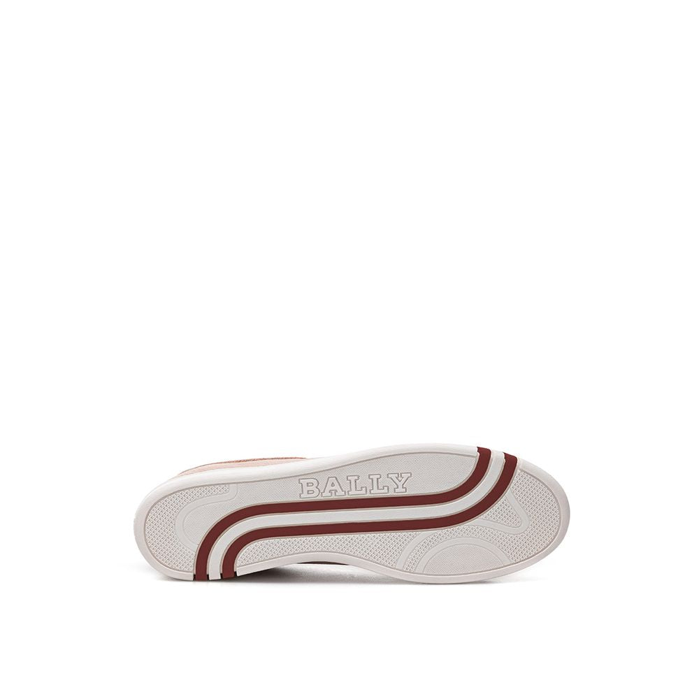 Bally Grained Leather Sneakers - Powder Pink