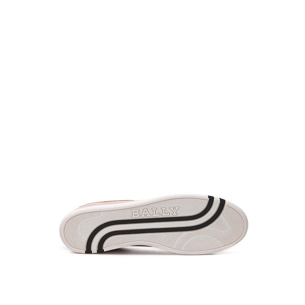 Bally Grained Leather Sneakers - Powder Pink
