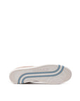 Bally Grained Leather Sneakers - Powder Pink/Blue Stripe